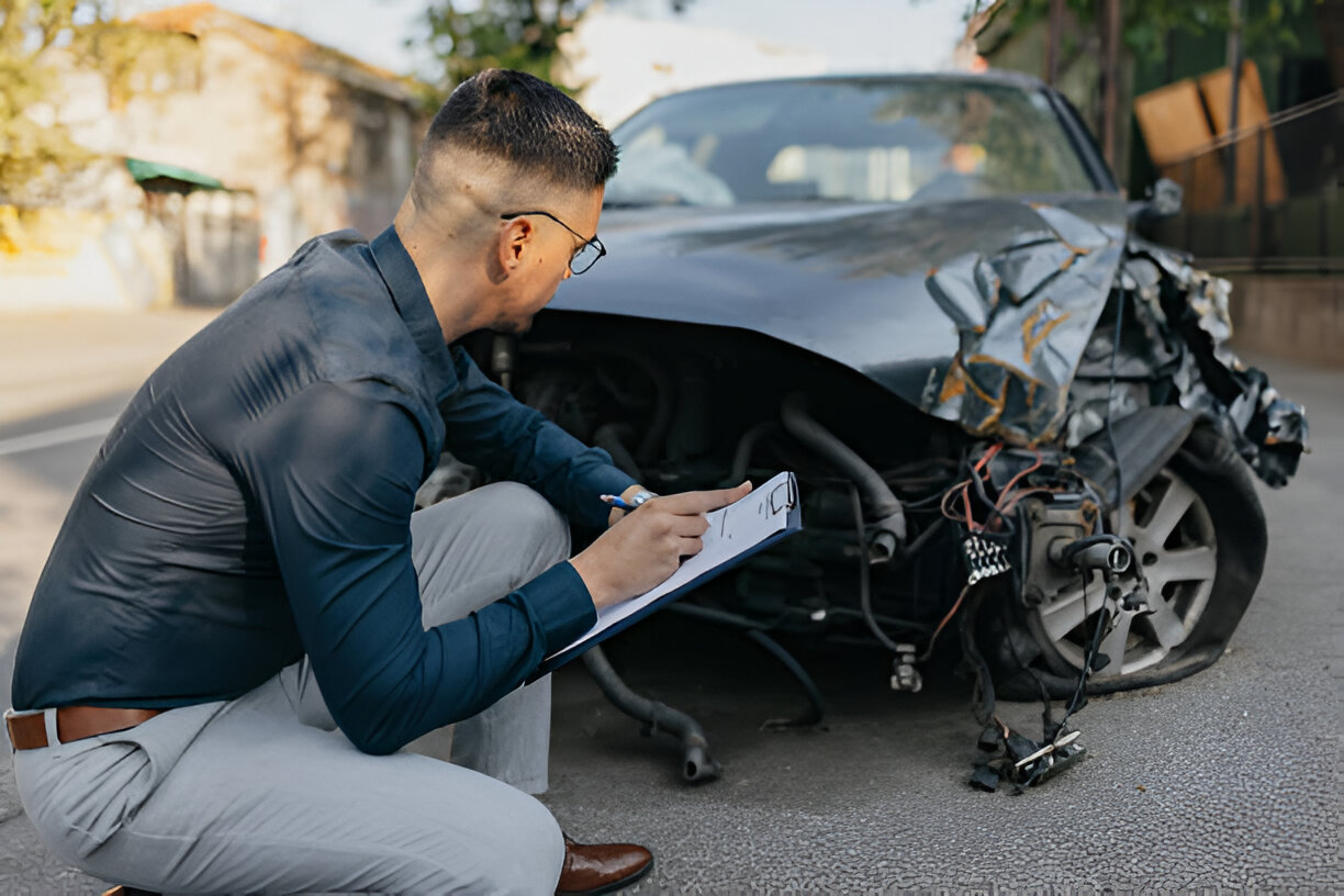 Ilustrasi Mobil Kecelakaan