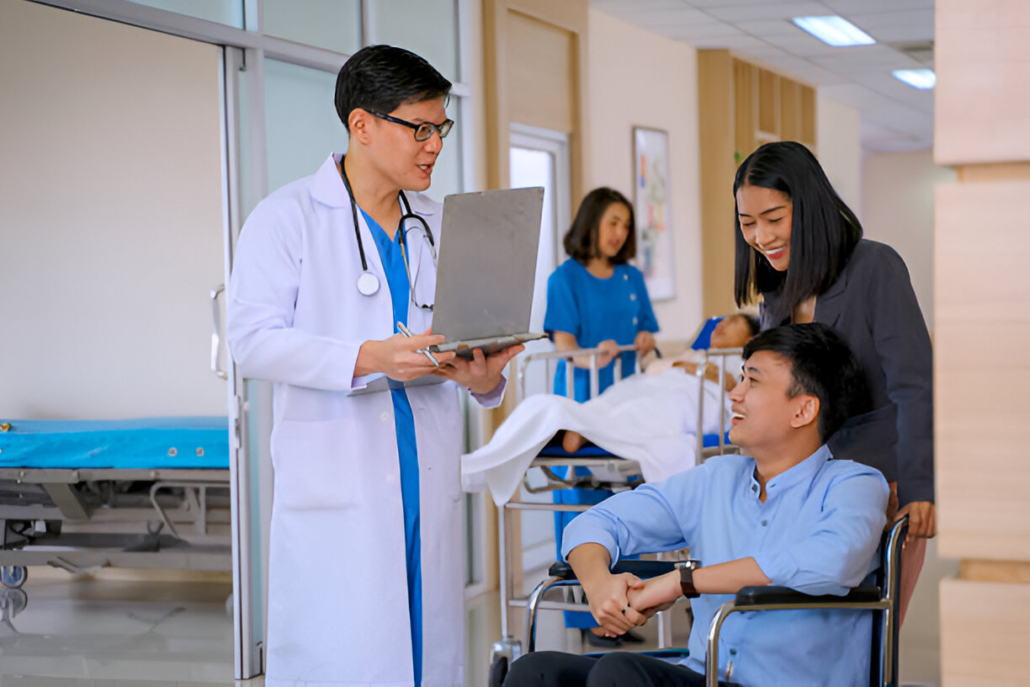 Ilustrasi Seorang yang Menggunakan Asuransi Kesehatan